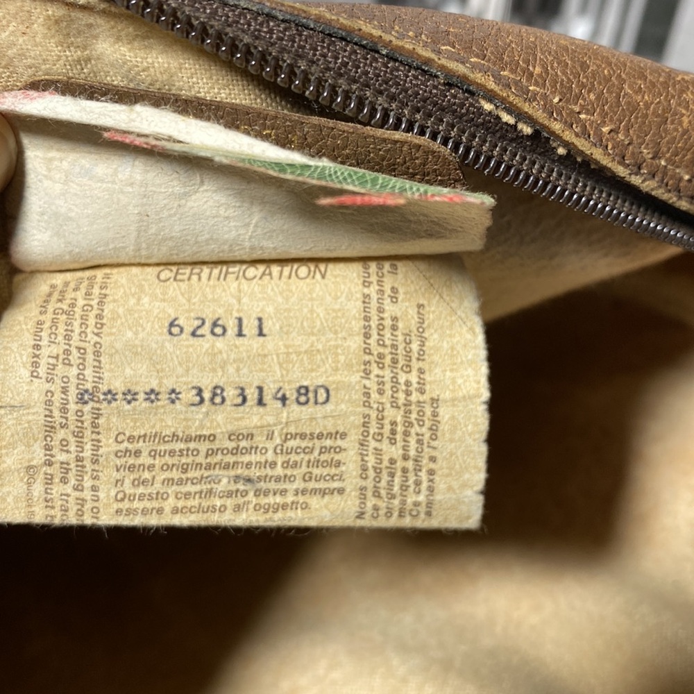 Authentic Rare Gucci Sherry Line GG Bag - Picture 12 of 16